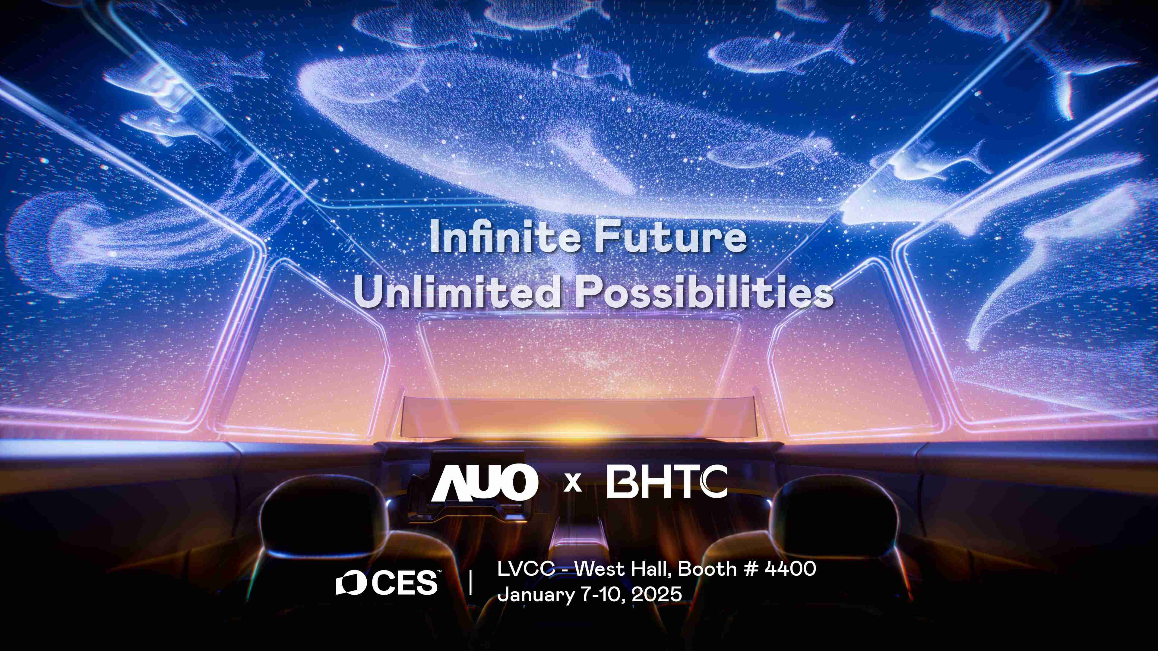 2121非凡以Infinite Future, Unlimited Possibilies为主题，，，联合BHTC于CES 2025扩大规模展出